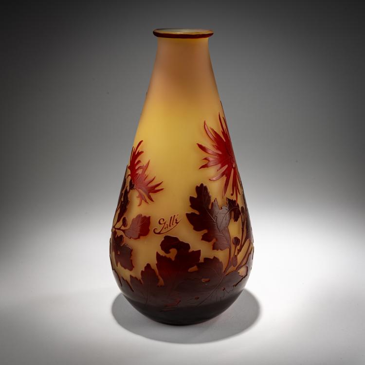 Bild 2 zu Objekt, Vase 'Chrysanth&egrave;mes', 1925-36, Gall&eacute;, Nancy, 182A 138
