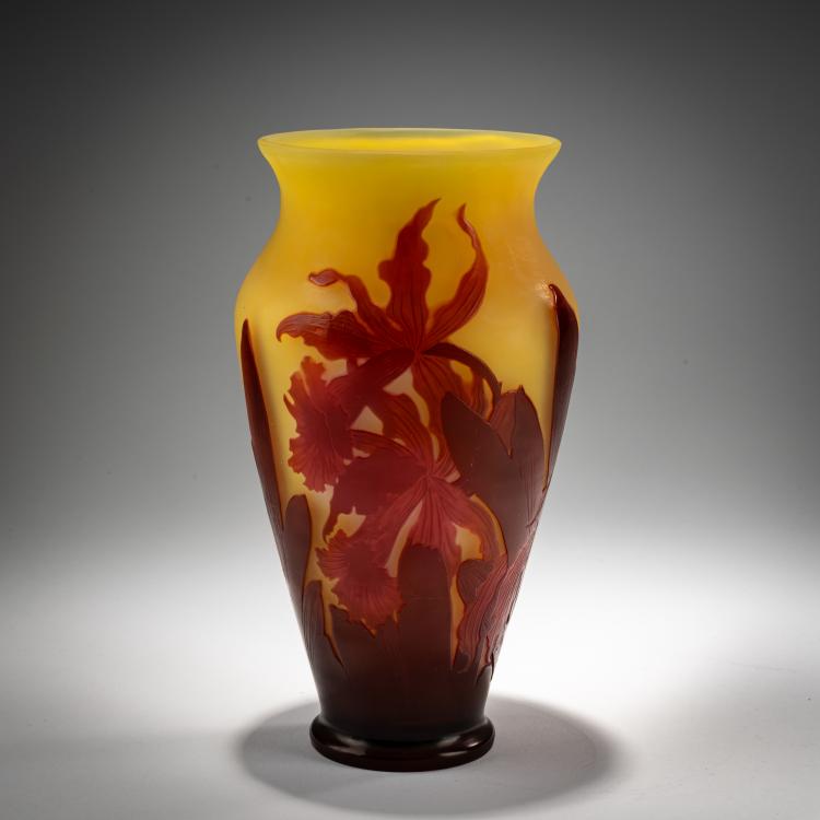 Hauptbild zu Objekt, Vase 'Cattleya', 1928-36, Gall&eacute;, Nancy, 182A 143