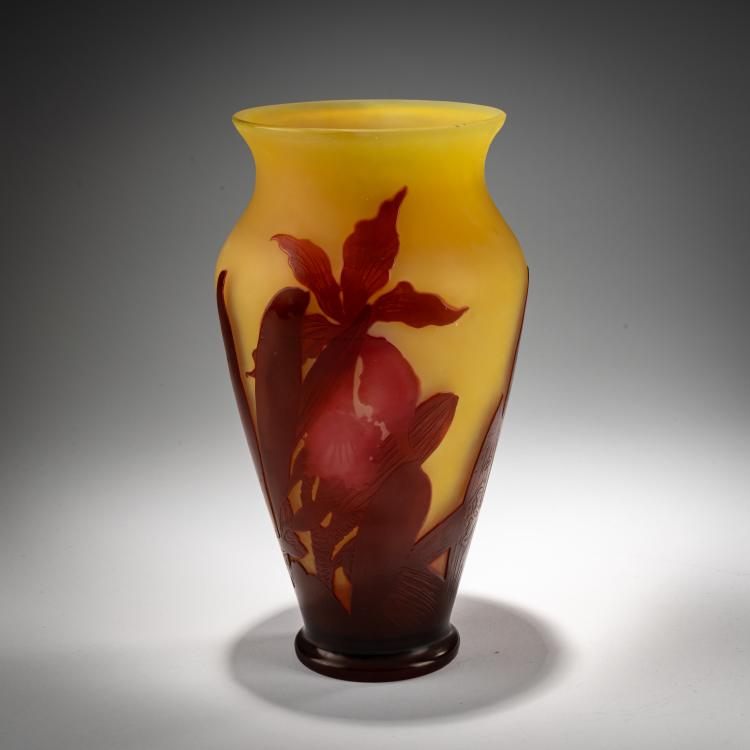 Bild 1 zu Objekt, Vase 'Cattleya', 1928-36, Gall&eacute;, Nancy, 182A 143