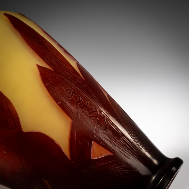Bild 2 zu Objekt, Vase 'Cattleya', 1928-36, Gall&eacute;, Nancy, 182A 143