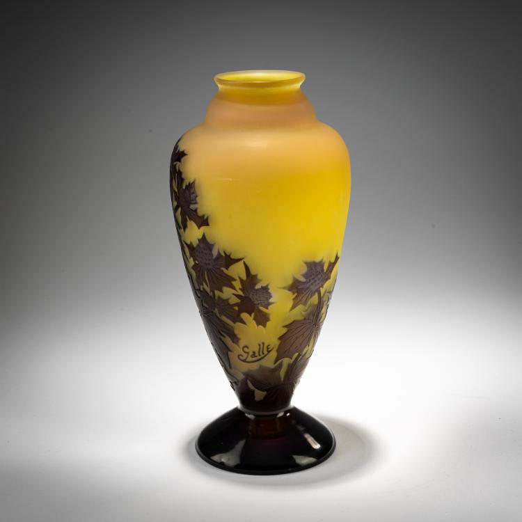 Bild 1 zu Objekt, Vase 'Chardons', 1925-36, Gall&eacute;, Nancy, 182A 140