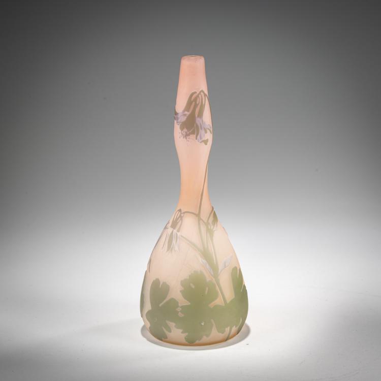 Hauptbild zu Objekt, Vase 'Ancolies', 1905-08, Gall&eacute;, Nancy, 182A 107