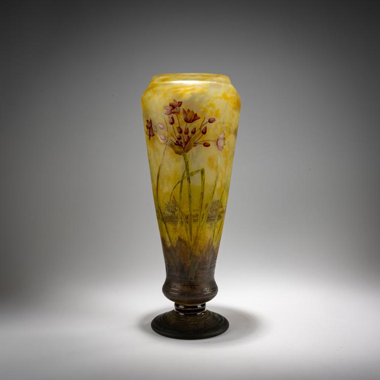 Bild 2 zu Objekt, Gro&szlig;e Vase 'Montbretias', 1905-10, Henri Berg&eacute;, Daum Fr&egrave;res, Nancy, 182A 28