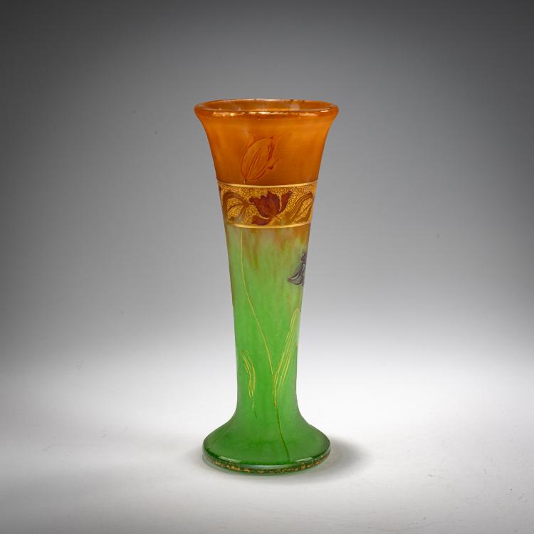 Bild 2 zu Objekt, Vase 'Tulipes', c. 1900, Daum Fr&egrave;res, Nancy, 182A 16