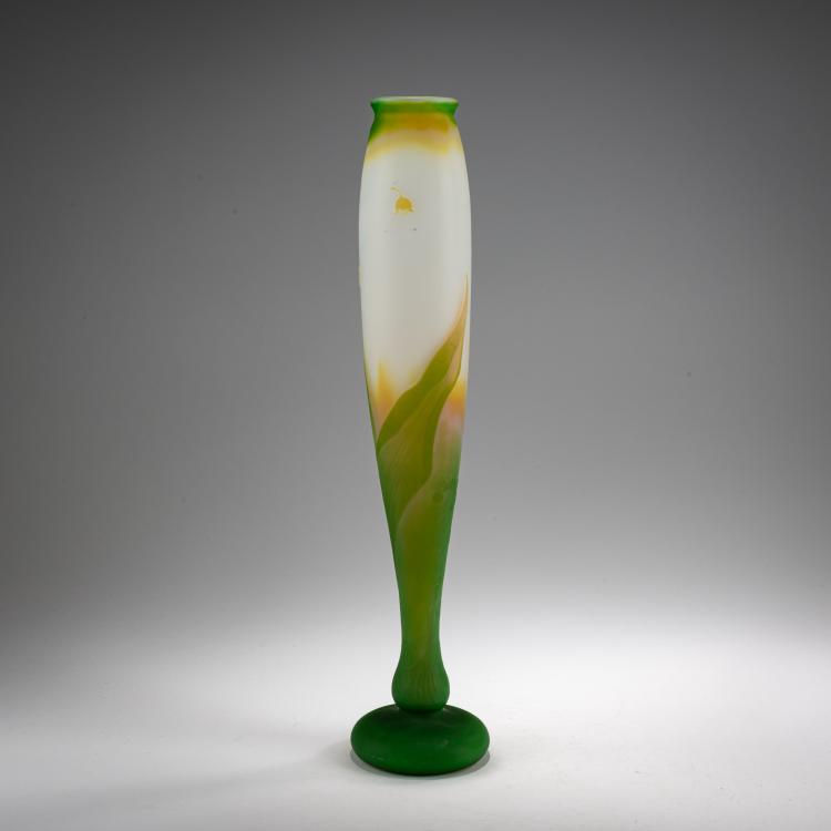 Bild 1 zu Objekt, Vase 'Muguets', 1900, Daum Fr&egrave;res, Nancy, 182A 17