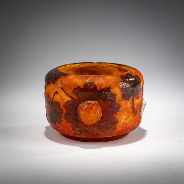 Hauptbild zu Objekt, Vase 'Ch&ecirc;ne d'automne', 1901-02, Daum Fr&egrave;res, Nancy, 182A 19