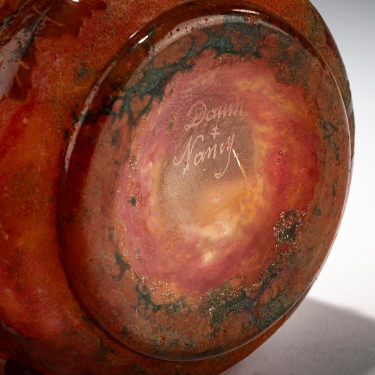 Bild 4 zu Objekt, Vase 'Ch&ecirc;ne d'automne', 1901-02, Daum Fr&egrave;res, Nancy, 182A 19