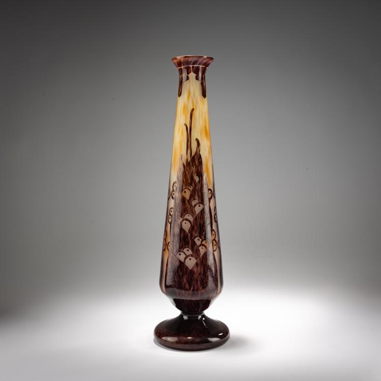 Hauptbild zu Objekt, Vase 'Lauries', 1924-27, Schneider, Epinay-sur-Seine, 182A 180