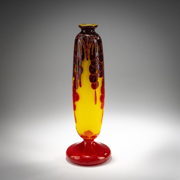 Bild 1 zu Objekt, Vase 'Groseilles', 1923-26, Schneider, Epinay-sur-Seine, 182A 179