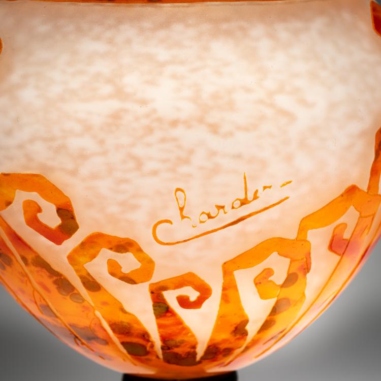 Bild 2 zu Objekt, Vase 'Foug&egrave;res' 1927-28, Schneider, Epinay-sur-Seine, 182A 183