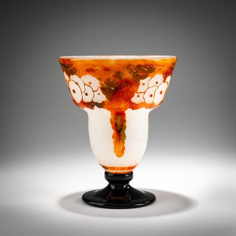 Hauptbild zu Objekt, Vase 'Glycines', 1927-28, Schneider, Epinay-sur-Seine, 182A 184