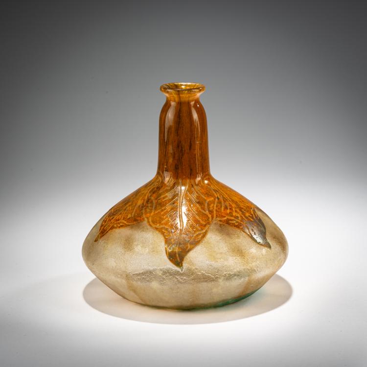 Hauptbild zu Objekt, Vase 'Feuilles d'Oseille', 1918-21, Schneider, Epinay-sur-Seine, 182A 175