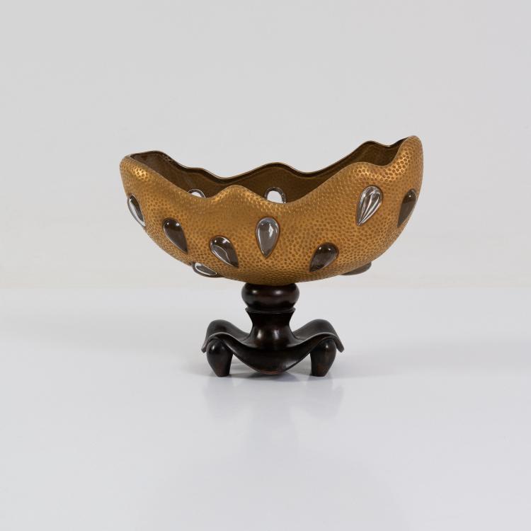 Bild 1 zu Objekt, Bowl 'Lacrima', 1991 (design), Andr&eacute; Dubreuil, Cristallerie Daum, Paris, 182C 981