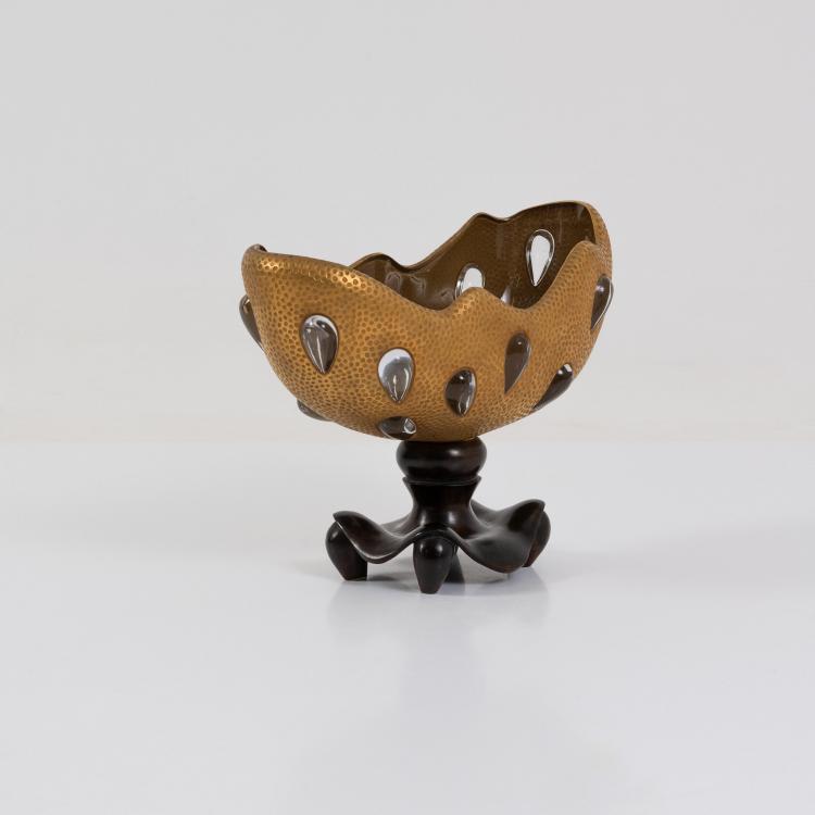 Bild 2 zu Objekt, Bowl 'Lacrima', 1991 (design), Andr&eacute; Dubreuil, Cristallerie Daum, Paris, 182C 981