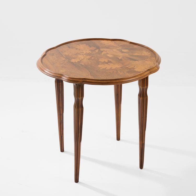 Bild 1 zu Objekt, Tea table 'Oiseau', c. 1900, Emile Gall&eacute;, Gall&eacute;, Nancy, 182A 305