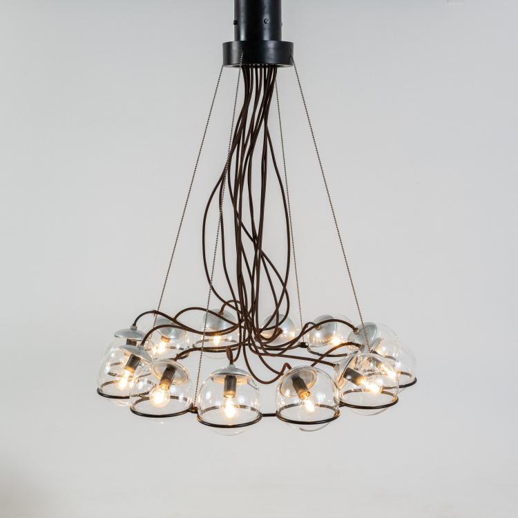 Hauptbild zu Objekt, Ceiling light '2109/12', 1960/62 (design), Gino Sarfatti, Arteluce, Mailand, 182C 841