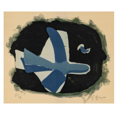 Probedruck des Posters 'Oiseau des forêts', 1958