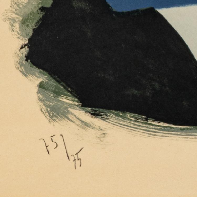 Bild 3 zu Objekt, Probedruck des Posters 'Oiseau des for&ecirc;ts', 1958, Georges Braque, 183C 908