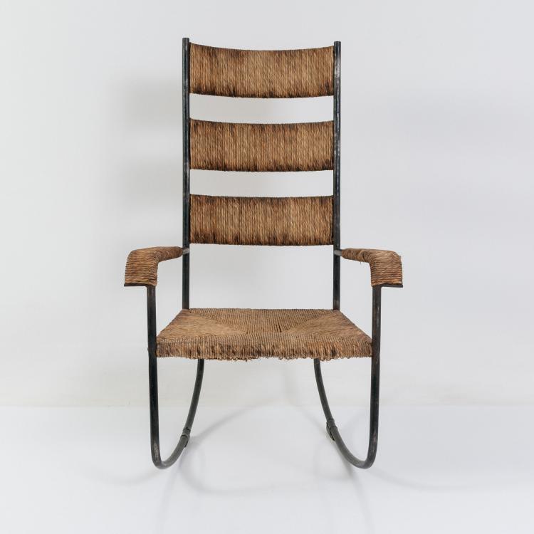 Bild 1 zu Objekt, Rocking chair, 1950s/60s (design), Frankreich / France  (zug. / attr. ), 182C 796