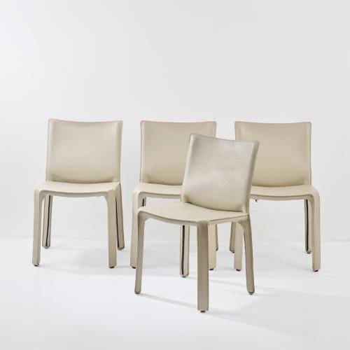 Four 'Cab 412' chairs, 1977 (design)