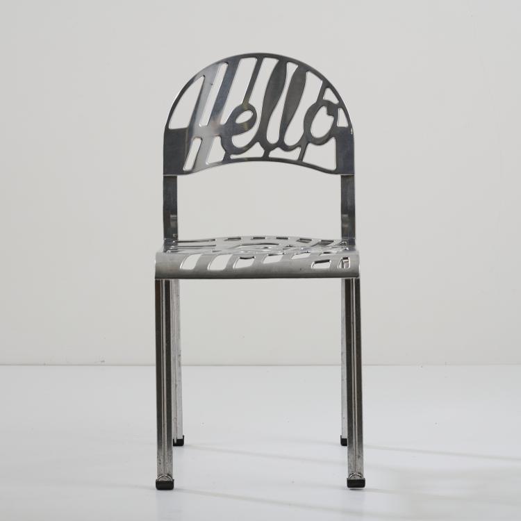 Bild 1 zu Objekt, Stuhl 'Hello', 1977/78 (Entwurf), Jeremy Harvey, Artifort, Maastricht, 183A 488