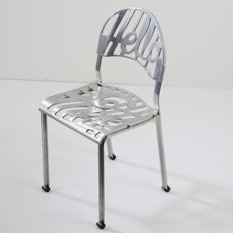 Bild 4 zu Objekt, Stuhl 'Hello', 1977/78 (Entwurf), Jeremy Harvey, Artifort, Maastricht, 183A 488