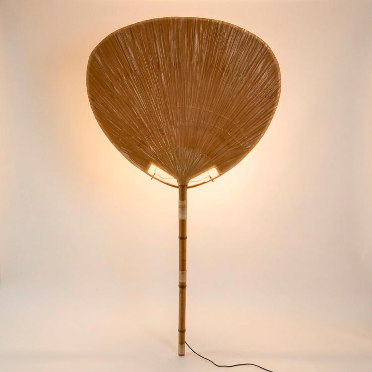 Hauptbild zu Objekt, 'Uchiwa I' floor lamp, 1973 (design), Ingo Maurer, Design M Ingo Maurer, M&uuml;nchen / Munich, 182C 774