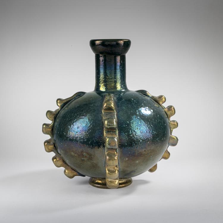 Hauptbild zu Objekt, Vase 'Pulegoso', 1930, Napoleone Martinuzzi, Barbini, Alfredo, Murano, 183B 680