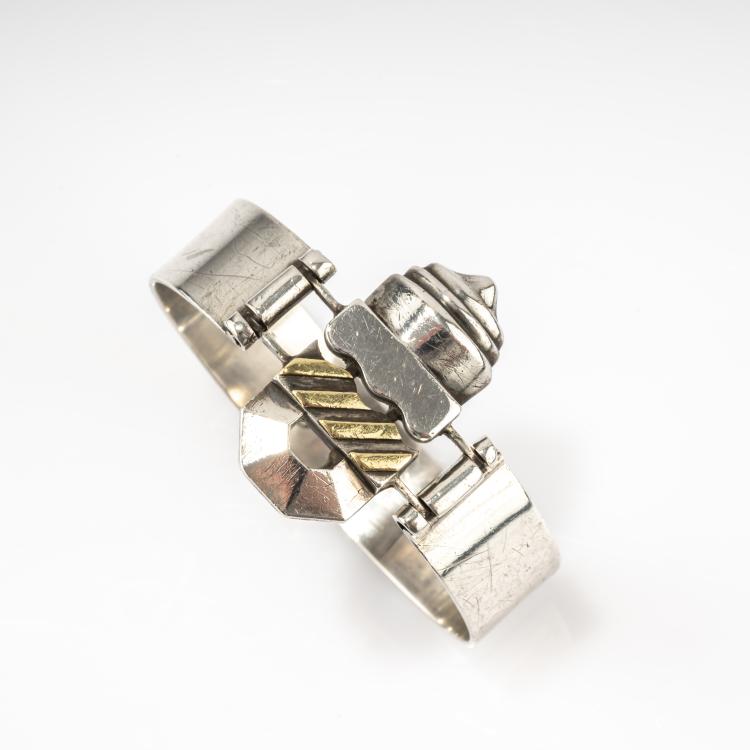 Bild 1 zu Objekt, Armreif 'Motiv nach Blossfeldt', 1972, Gerd Rothmann, 182D 1054