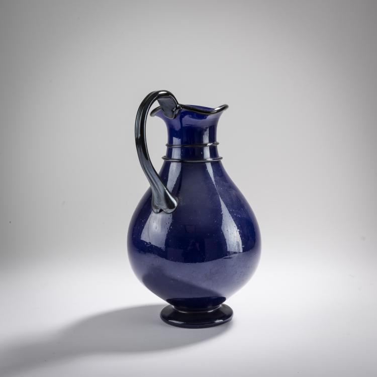 Bild 1 zu Objekt, Karaffe 'Pulegoso', um 1934, Napoleone Martinuzzi (zugeschrieben), Zecchin-Martinuzzi, Murano (zugeschrieben/attributed), 183B 695