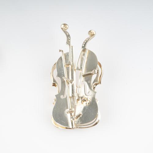 Brosche/Anhänger 'Violin', 2004