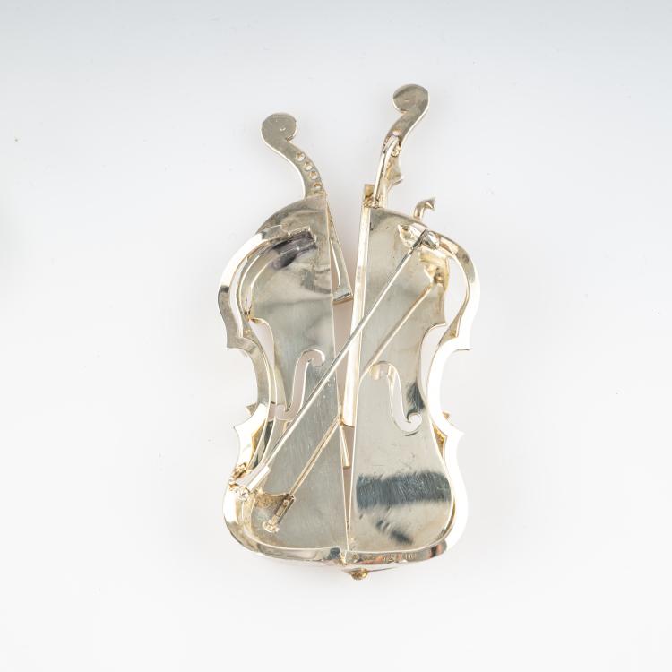 Bild 1 zu Objekt, Brosche/Anh&auml;nger 'Violin', 2004, Armand Fernandez (Arman), 182D 1029