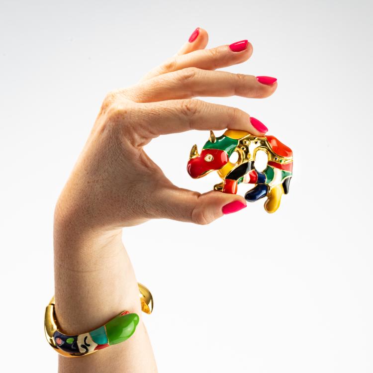 Bild 4 zu Objekt, Brooch 'Ryno', 1998, Niki de Saint Phalle, 182D 1063