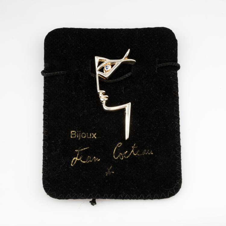 Bild 2 zu Objekt, Lapel pin 'Visage', 1997, Jean Cocteau, 182D 1024