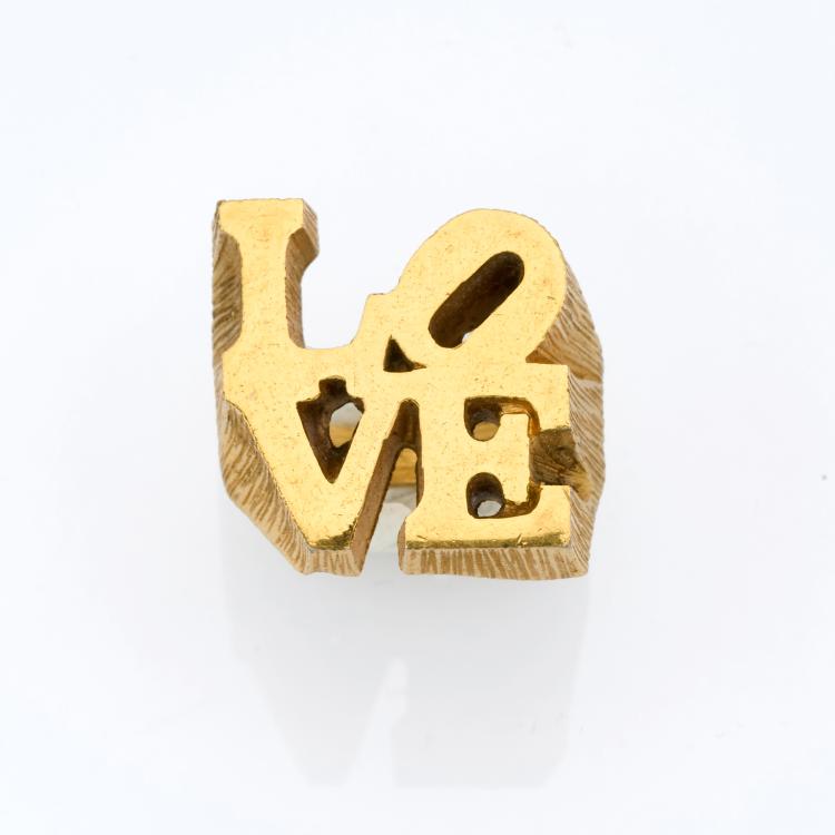 Bild 1 zu Objekt, Ring 'Love ring', 1969, Robert Indiana, 182D 1035