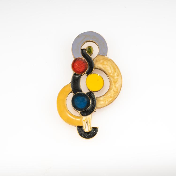 Hauptbild zu Objekt, Pendant 'Flamenco', 1995, Sonia Delaunay-Terk, 182D 1025