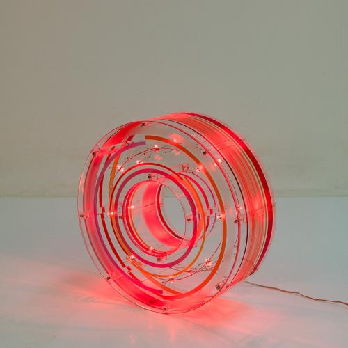 Lichtobjekt 'Farbring - Radiant', 2011 (Entwurf)