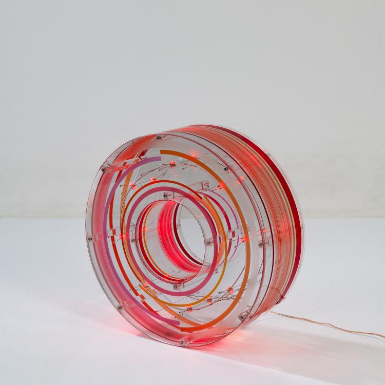 Bild 1 zu Objekt, Lichtobjekt 'Farbring - Radiant', 2011 (Entwurf), Susanne Rottenbacher, Rottenbacher, Susanne, 183A 659