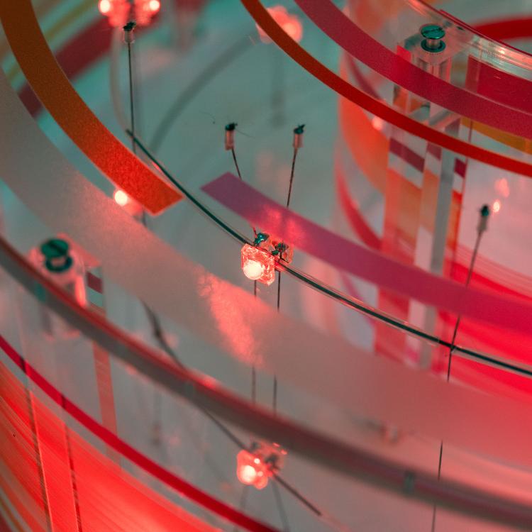 Bild 2 zu Objekt, Lichtobjekt 'Farbring - Radiant', 2011 (Entwurf), Susanne Rottenbacher, Rottenbacher, Susanne, 183A 659