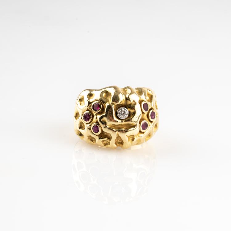 Bild 2 zu Objekt, Unikat-Ring, 1950er Jahre, Franco Cannilla, Masenza Rom / Rome, 182D 1021