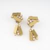 Unique diamond earrings, 1964