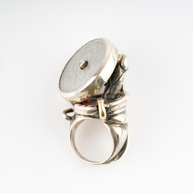 Bild 2 zu Objekt, Unikat-Ring 'Sch&egrave;i e Osei,', 2018, Faust Cardinali, 182D 1023