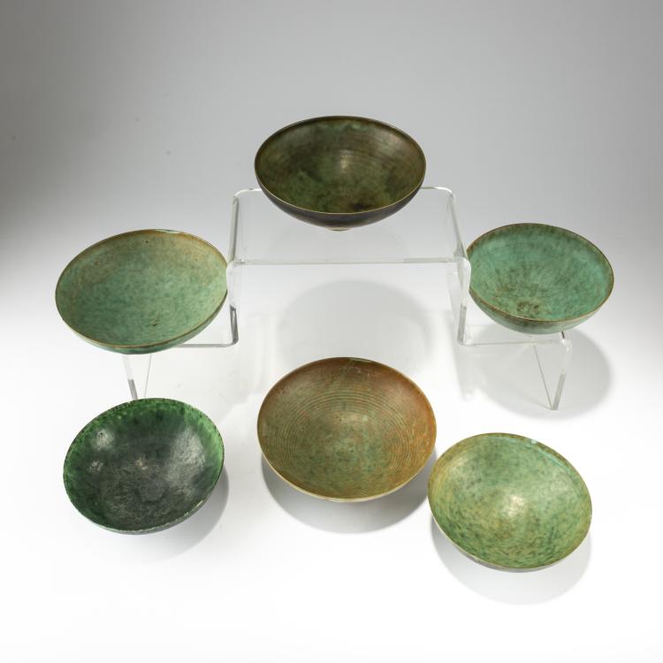 Bild 1 zu Objekt, Sechs Schalen, um 1969 (Entwurf), G&ouml;rge Hohlt, Hohlt, Katzh&uuml;tte, 182C 958