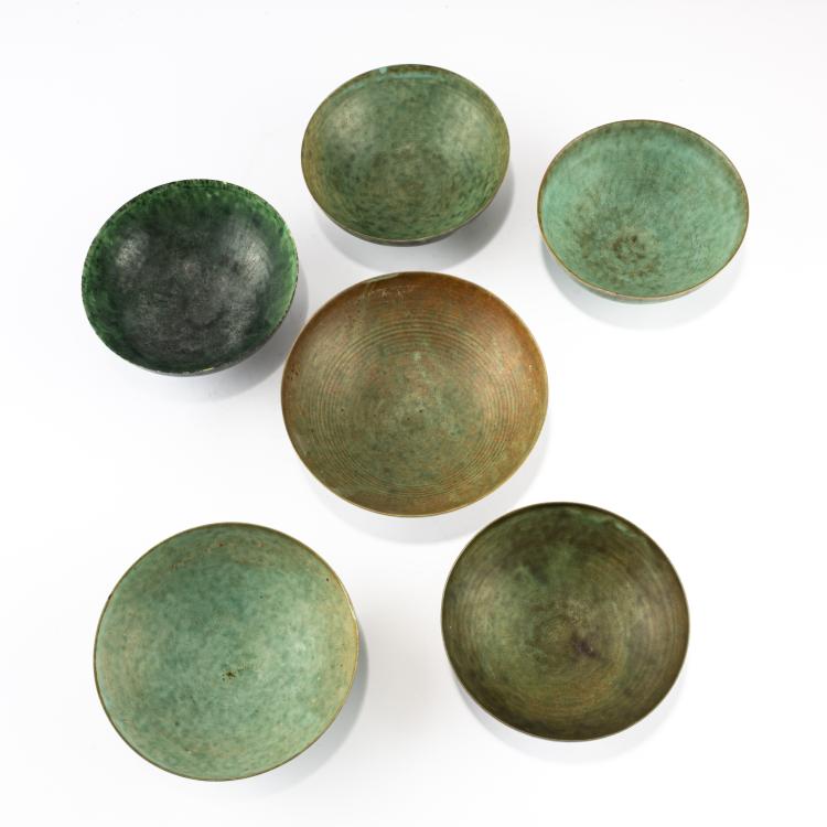 Bild 2 zu Objekt, Sechs Schalen, um 1969 (Entwurf), G&ouml;rge Hohlt, Hohlt, Katzh&uuml;tte, 182C 958