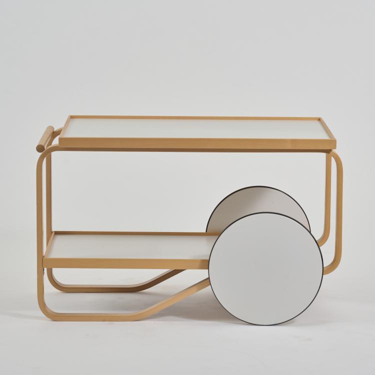 Bild 1 zu Objekt, Serving trolley '901', 1936 (design), Alvar Aalto, Artek, Helsinki, 182B 485
