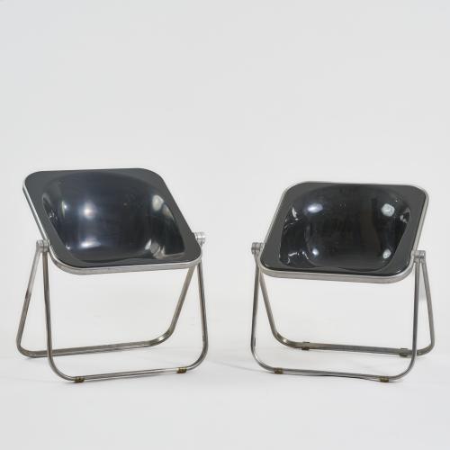 Two folding chairs 'Plona', 1971 (design)