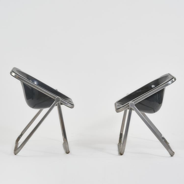 Bild 1 zu Objekt, Two folding chairs 'Plona', 1971 (design), Giancarlo Piretti, Anonima Castelli, Mailand, 182B 683