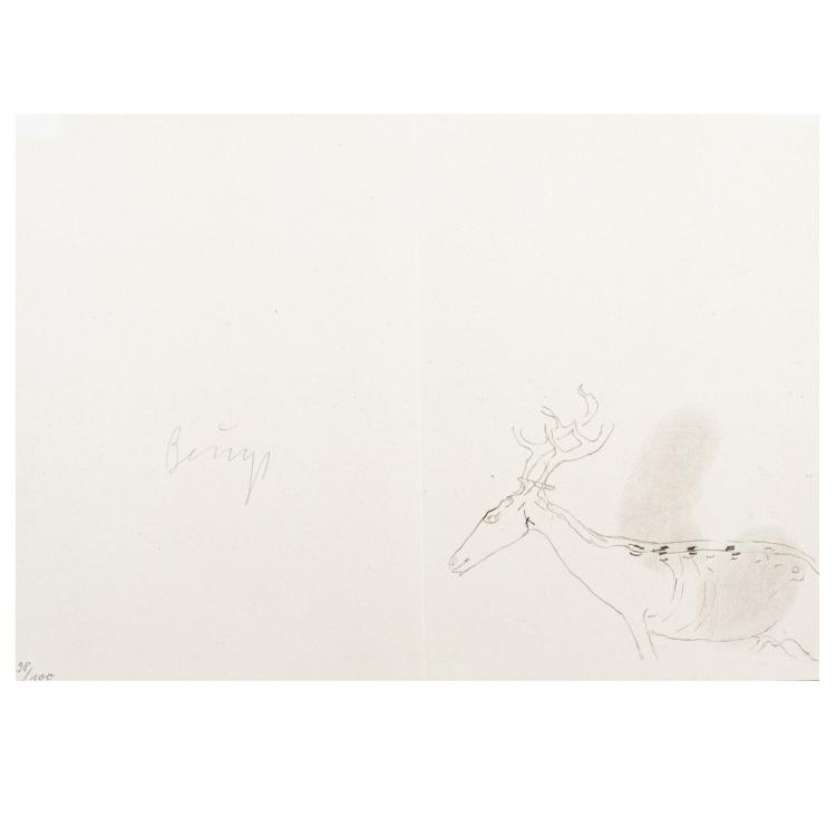 Hauptbild zu Objekt, 'Zeichnungen zu Leonardo Codices Madrid', 1975, Joseph Beuys, manus presse, Stuttgart (Publ.), 