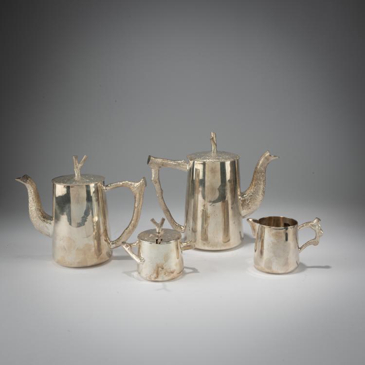 Bild 1 zu Objekt, Vier Kernst&uuml;cke aus der 'Bark & Branch collection', 1995 (Entwurf), Michael Aram, Aram, Michael, North Bergen, 182C 959