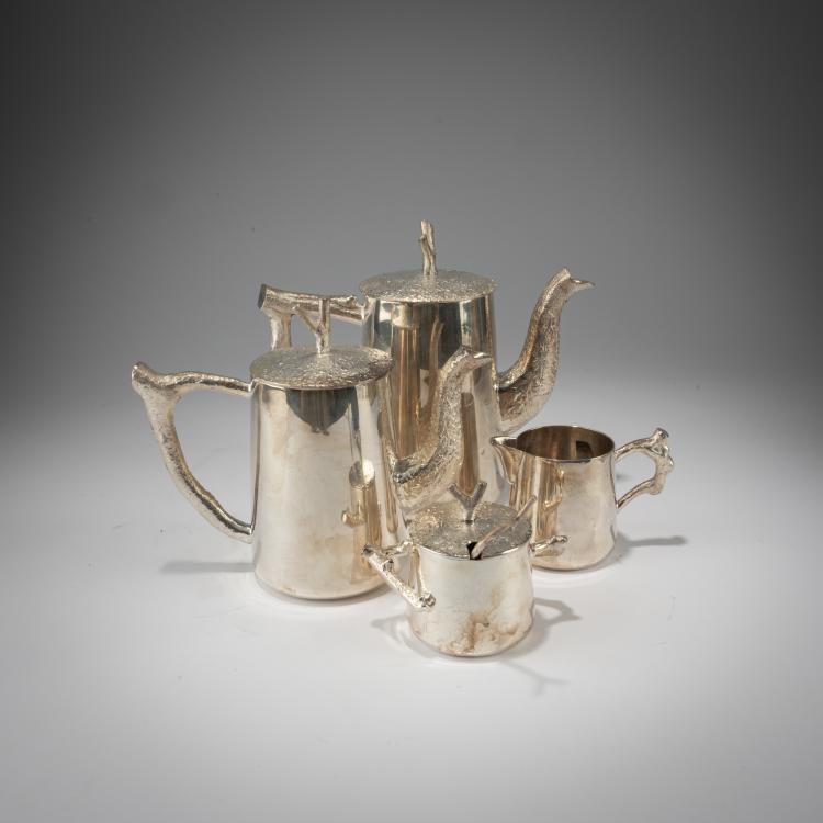 Bild 3 zu Objekt, Vier Kernst&uuml;cke aus der 'Bark & Branch collection', 1995 (Entwurf), Michael Aram, Aram, Michael, North Bergen, 182C 959
